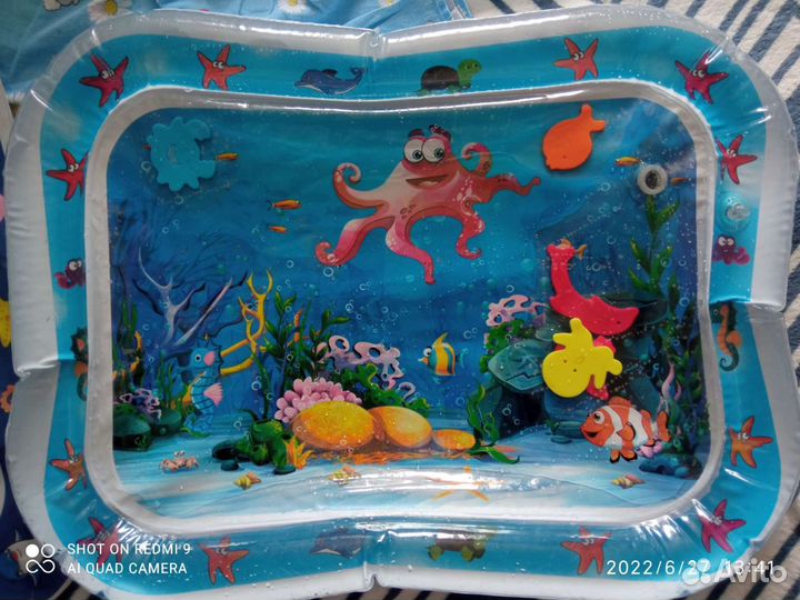 Развивающий коврик для малышей (водный )