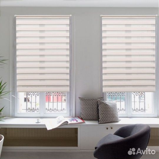 Рольштора 'Вудэн', 61x160 см, цвет белый