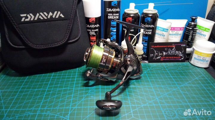 Техническое обслуживание рыболовных катушек