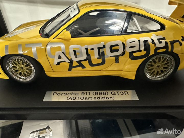 Porsche 911(996) GT3R Autoart edition 1/18