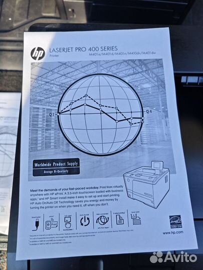 Принтер HP LaserJet Pro 400 M401dn