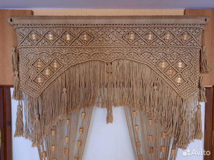 Штора макраме