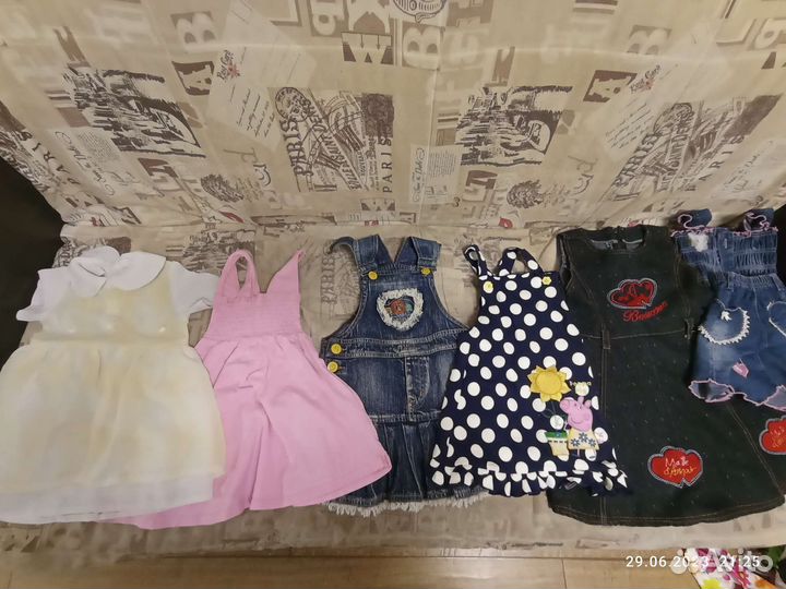 Вещи на девочку 2-4 года