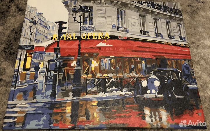 Картины по номерам на холсте 40х50 готовая