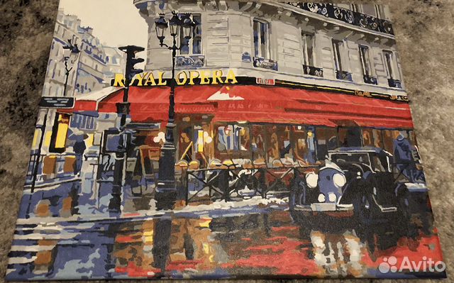 Картины по номерам на холсте 40х50 готовая