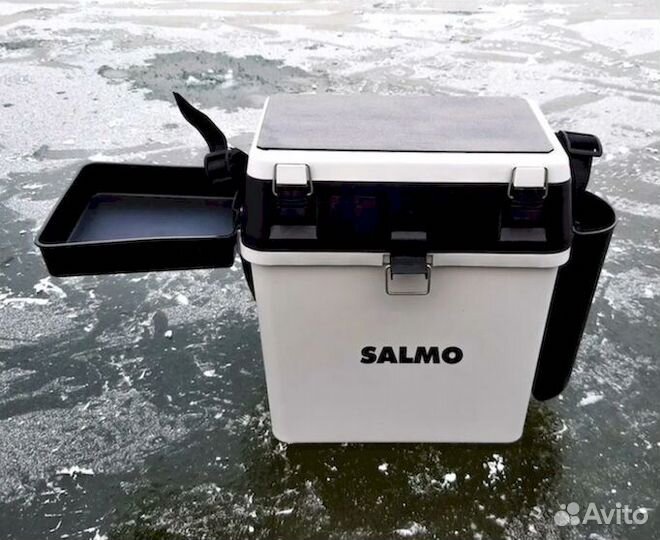 Рыболовный ящик для зимней рыбалки salmo 2-Х Ярусный