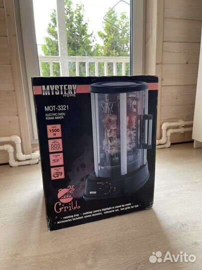 Электрошашлычница новая