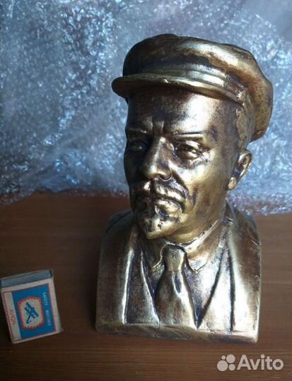 Бюст Ленин гипс