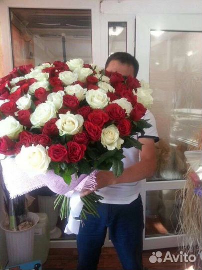 Цветы розы букет