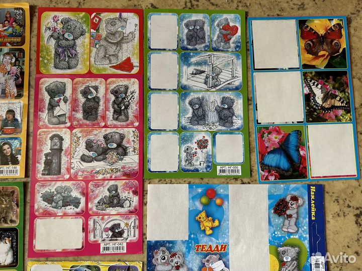 Наклейки из 2010х разное