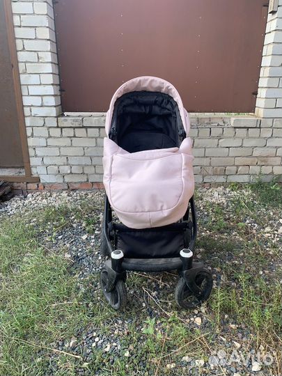 Коляска 3 в 1 riko Basic Aicon Розовая