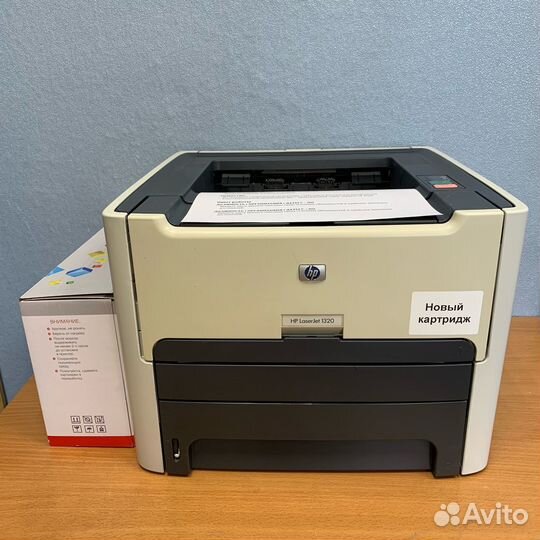 Принтер лазерный HP LaserJet 1320+Новый картридж