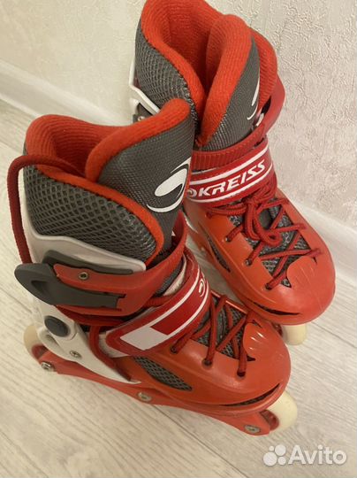 Роликовые коньки детские раздвижные