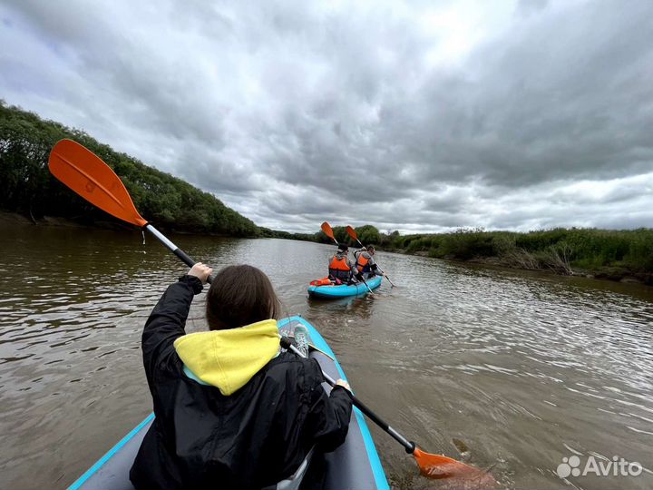 Прогулки на сап бордах и каяках