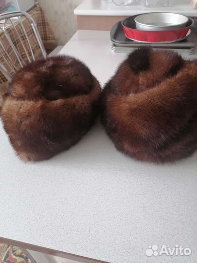 Шапки норковые женские