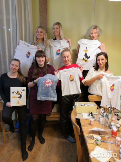 Мастер класс по росписи одежды
