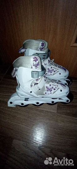 Роликовые коньки детские раздвижные