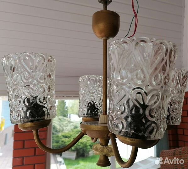 Люстра хрусталь винтаж СССР