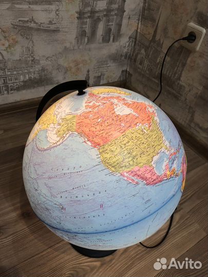 Глобус с подсветкой
