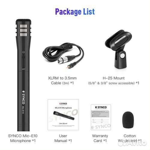 Микрофон Synco Mic-E10