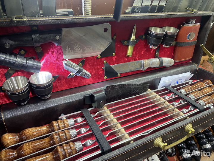 Шашлычный набор в чемодане 