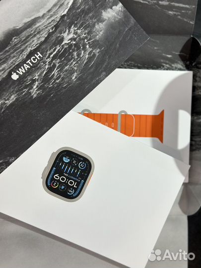 Apple Watch Ultra 2 49mm Orange Ocean Band