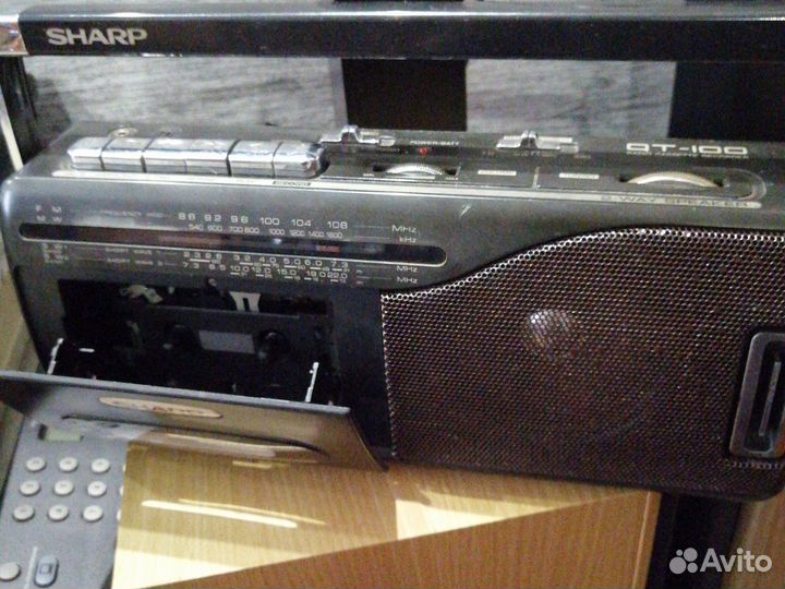 Кассетная магнитола sharp QT 100Z GY