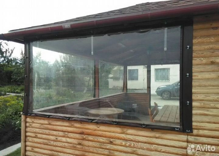 Мягкие окна для беседки