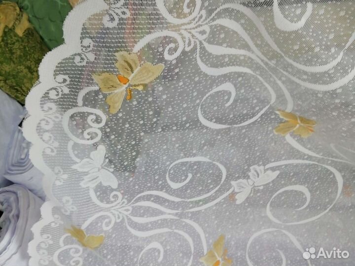 Тюль на кухню и болкон