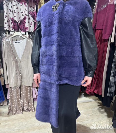 Безрукавка норковая