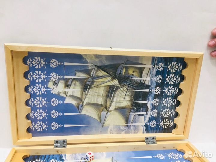 Нарды 40х40см,Корабль