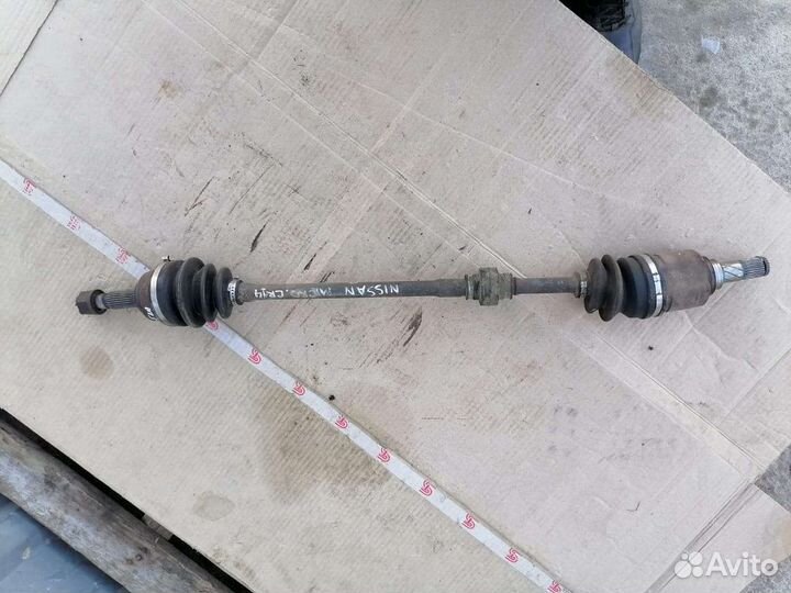 Привод (полуось) левый АКПП Ниссан Микро k12 CR14