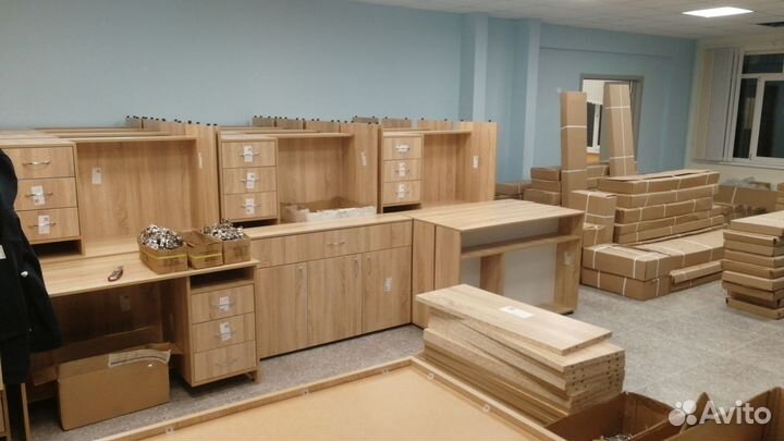Сборка офисной мебели и для учебных заведений