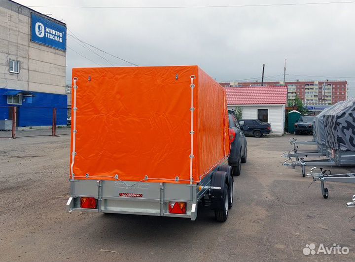 Двухосный прицеп 3.5х1.5 R13 