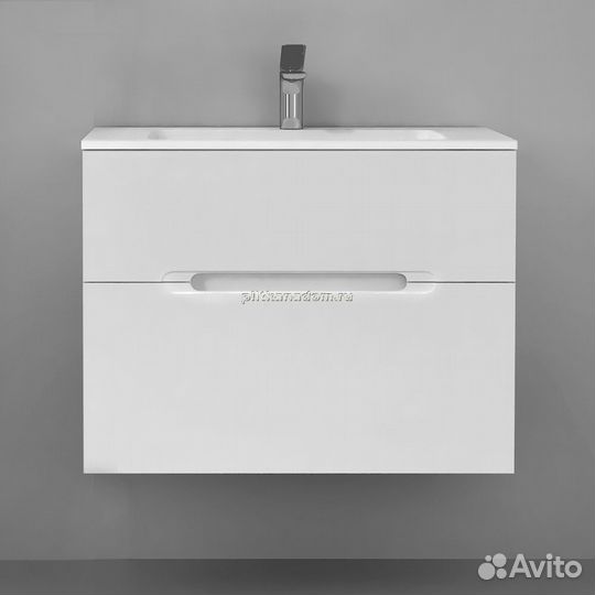 Jorno Mоl.01.77/P/W Тумба Modul 80, белая подвесная