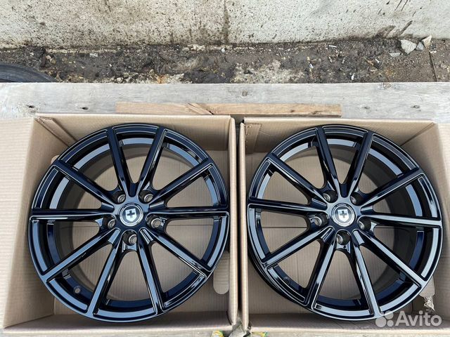Диски r17 5x112 HRE P400 Черный глянец купить в Москве | Авито