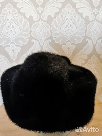 Норковая шапка мужская 58