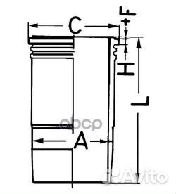 89 460 110 гильза цилиндра R6 d131volvo D12 A