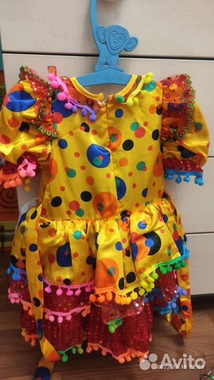 Новогодний костюм для девочки хлопушка 104-110р