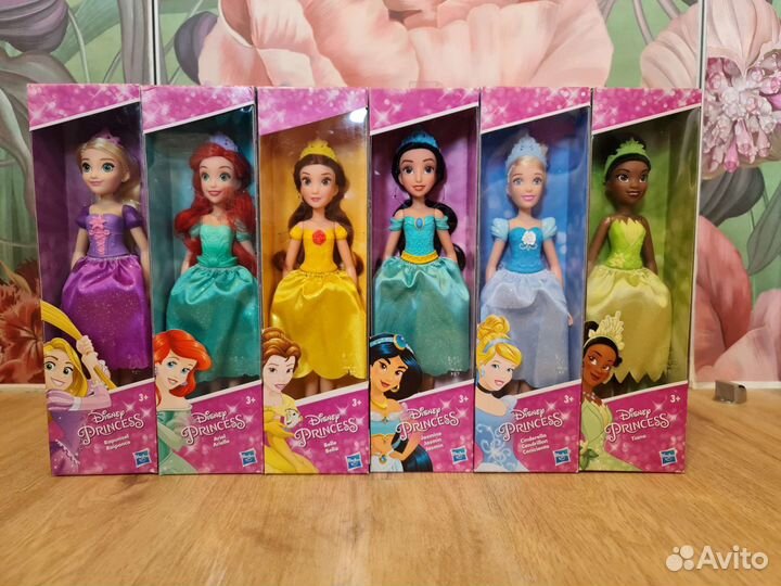 Кукла Disney Рапунцель Ариэль Белль Жасмин Золушка
