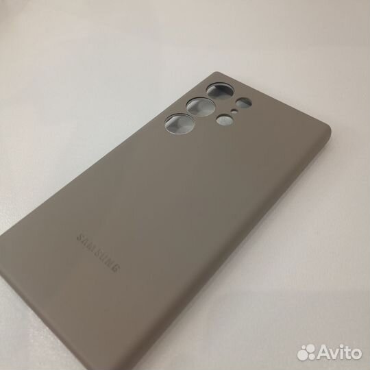 Чехол кожаный на Samsung S24 ultra