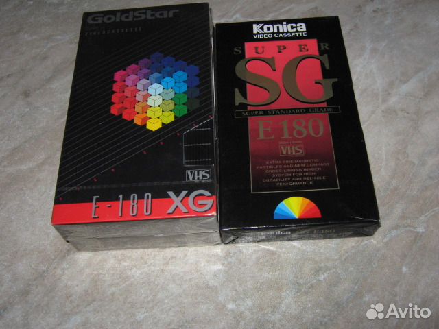 Видеокассеты VHS с однократной записью japan,korea
