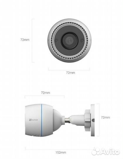 Уличная Wi-Fi IP-камера Ezviz C3TN (1080p 2.8мм)