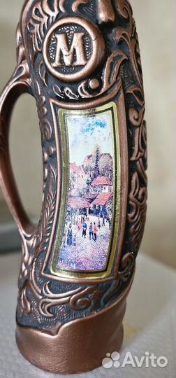 Бутылка коллекционная с пробкой