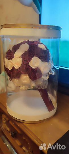 Свадебный букет ручной работы