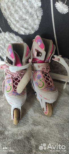 Роликовые коньки детские раздвижные