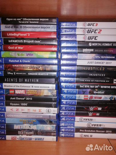 Игра, диски для ps4