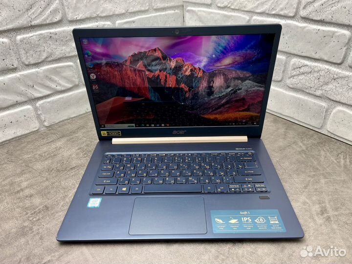 Сенсорный Acer Swift 5 i7-8550u 256Gb 8Gb