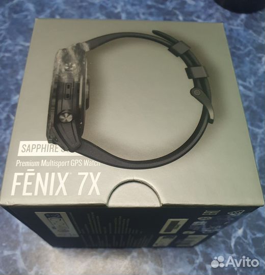 Garmin Fenix 7X Sapphire Solar Black