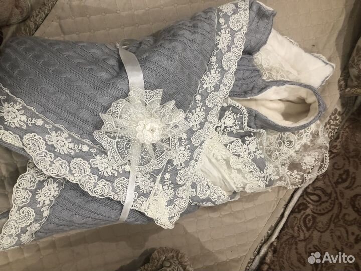 Конверт на выписку для мальчика зима